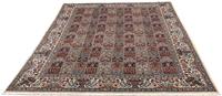 Morgenland Wollteppich Hosseinabad Medaillon Beige 147 x 104 cm, rechteckig, 1 mm Höhe, Handgeknüpft