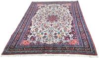 Morgenland Wollteppich Bidjar Medaillon Beige 230 x 140 cm, rechteckig, 1,2 mm Höhe, Unikat mit Zertifikat