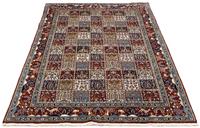Morgenland Wollteppich Moud Stark Gemustert Beige 345 x 243 cm, rechteckig, 1 mm Höhe, Unikat mit Zertifikat