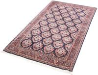 Morgenland Wollteppich Bidjar Medaillon 140 x 88 cm, rechteckig, 1,5 mm Höhe, Handgeknüpft