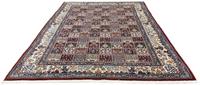 Morgenland Wollteppich Nain Medaillon Blu scuro 352 x 253 cm, rechteckig, 1 mm Höhe, Unikat mit Zertifikat