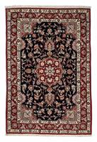 Morgenland Wollteppich Ghom Medaillon 205 x 137 cm, rechteckig, 1 mm Höhe, Unikat mit Zertifikat
