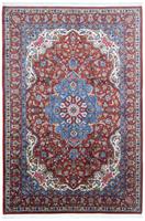 Morgenland Wollteppich Bachtiar Medaillon Ruggine 301 x 207 cm, rechteckig, 1 mm Höhe, Unikat mit Zertifikat