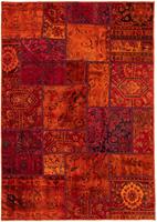 Morgenland Wollteppich Patchwork Patchwork 208 x 148 cm, rechteckig, 0,8 mm Höhe, Handgeknüpft