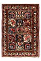 Morgenland Wollteppich Bachtiar Figurativ Multicolore 153 x 110 cm, rechteckig, 1 mm Höhe, Handgeknüpft