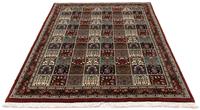 Morgenland Wollteppich Moud Felder 242 x 186 cm, rechteckig, 1 mm Höhe, Unikat mit Zertifikat