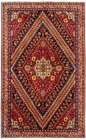 Morgenland Wollteppich Vintage Medaillon 269 x 165 cm, rechteckig, 0,8 mm Höhe, Vintage Design