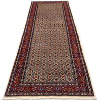 Morgenland Wollteppich Yalameh Medaillon Blu scuro 313 x 207 cm, rechteckig, 1 mm Höhe, Unikat mit Zertifikat