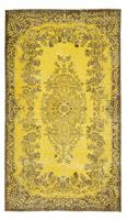Morgenland Wollteppich Vintage Durchgemustert 205 x 120 cm, rechteckig, 0,8 mm Höhe, Vintage Design