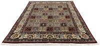 Morgenland Wollteppich Moud Felder 239 x 177 cm, rechteckig, 1 mm Höhe, Unikat mit Zertifikat