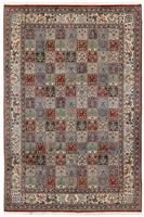 Morgenland Wollteppich Moud Stark Gemustert 226 x 138 cm, rechteckig, 1 mm Höhe, Unikat mit Zertifikat