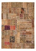 Morgenland Wollteppich Patchwork Patchwork 289 x 200 cm, rechteckig, 0,8 mm Höhe, Handgeknüpft