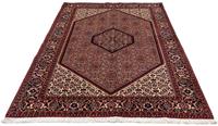 Morgenland Wollteppich Bidjar - Zanjan Medaillon Rosso 235 x 140 cm, rechteckig, 1,5 mm Höhe, Unikat mit Zertifikat