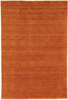 Morgenland Wollteppich Einfarbig Rosso 160 x 90 cm, rechteckig, 1,5 mm Höhe, Sehr weicher Flor