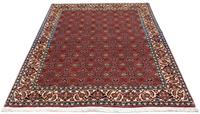 Morgenland Wollteppich Bidjar - Zanjan Stark Gemustert Rosso 193 x 137 cm, rechteckig, 1,5 mm Höhe, Unikat mit Zertifikat