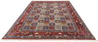 Morgenland Wollteppich Moud Felder Rosso 295 x 192 cm, rechteckig, 1 mm Höhe, Unikat mit Zertifikat