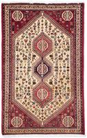 Morgenland Wollteppich Abadeh Medaillon 117 x 74 cm, rechteckig, 1 mm Höhe, Handgeknüpft