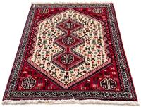 Morgenland Wollteppich Abadeh Medaillon 118 x 74 cm, rechteckig, 1 mm Höhe, Handgeknüpft