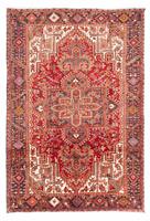 Morgenland Wollteppich Heriz Medaillon Rosso 300 x 212 cm, rechteckig, 1 mm Höhe, Unikat mit Zertifikat