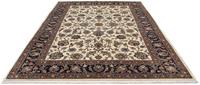 Morgenland Wollteppich Moud Blumenmuster Beige 281 x 203 cm, rechteckig, 1 mm Höhe, Unikat mit Zertifikat