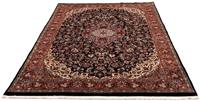 Morgenland Wollteppich Moud Felder Rosso chiaro 287 x 199 cm, rechteckig, 1 mm Höhe, Unikat mit Zertifikat