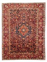 Morgenland Wollteppich Bachtiar Medaillon Rosso chiaro 279 x 230 cm, rechteckig, 1 mm Höhe, Unikat mit Zertifikat