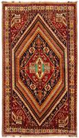 Morgenland Wollteppich Shiraz Medaillon 260 x 165 cm, rechteckig, 0,1 mm Höhe, Unikat mit Zertifikat