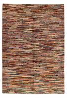 Morgenland Wollteppich Streifen Multicolore 166 x 118 cm, rechteckig, 0,8 mm Höhe, Handgeknüpft