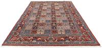 Morgenland Wollteppich Moud Felder Rosso chiaro 295 x 195 cm, rechteckig, 1 mm Höhe, Unikat mit Zertifikat