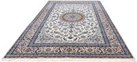 Morgenland Wollteppich Nain 9la Medaillon Beige 300 x 204 cm, rechteckig, 0,6 mm Höhe, Unikat mit Zertifikat