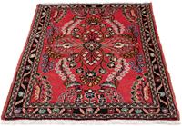 Morgenland Wollteppich Hamadan Medaillon 113 x 72 cm, rechteckig, 1 mm Höhe, Handgeknüpft