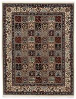 Morgenland Wollteppich Moud Felder 239 x 176 cm, rechteckig, 1 mm Höhe, Unikat mit Zertifikat