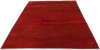 Morgenland Wollteppich Gabbeh Bordüre Rosso 234 x 171 cm, rechteckig, 1,8 mm Höhe, Unikat mit Zertifikat