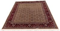Morgenland Wollteppich Moud Medaillon Beige 246 x 143 cm, rechteckig, 1 mm Höhe, Unikat mit Zertifikat