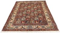 Morgenland Wollteppich Moud Felder Beige 260 x 168 cm, rechteckig, 1 mm Höhe, Unikat mit Zertifikat