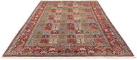 Morgenland Wollteppich Moud Felder Rosso chiaro 300 x 194 cm, rechteckig, 1 mm Höhe, Unikat mit Zertifikat
