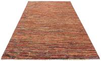 Morgenland Wollteppich Streifen Multicolore 282 x 189 cm, rechteckig, 0,8 mm Höhe, Handgeknüpft