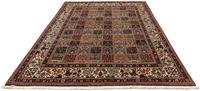 Morgenland Wollteppich Moud Blumenmuster 242 x 175 cm, rechteckig, 1 mm Höhe, Unikat mit Zertifikat