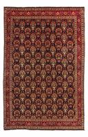 Morgenland Wollteppich Moud Felder Marrone 205 x 172 cm, rechteckig, 1 mm Höhe, Unikat mit Zertifikat