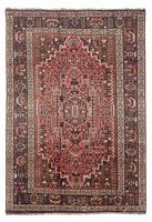 Morgenland Wollteppich Shiraz Medaillon Rosso chiaro 310 x 213 cm, rechteckig, 1 mm Höhe, Unikat mit Zertifikat
