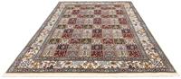Morgenland Wollteppich Moud Felder Rosso chiaro 297 x 197 cm, rechteckig, 1 mm Höhe, Unikat mit Zertifikat