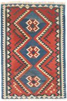 Morgenland Wollteppich Gabbeh Streifen Beige 153 x 127 cm, quadratisch, 2 mm Höhe, Handgeknüpft
