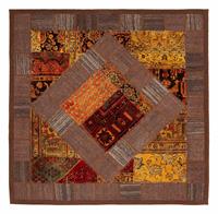 Morgenland Wollteppich Patchwork Patchwork 241 x 173 cm, rechteckig, 0,5 mm Höhe, Kurzflor