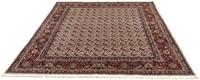 Morgenland Wollteppich Moud Felder Rosso scuro 240 x 148 cm, rechteckig, 1 mm Höhe, Unikat mit Zertifikat