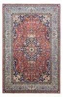 Morgenland Wollteppich Bachtiar Medaillon Ruggine 310 x 205 cm, rechteckig, 1 mm Höhe, Unikat mit Zertifikat