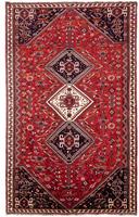 Morgenland Wollteppich Shiraz Medaillon 285 x 173 cm, rechteckig, 0,1 mm Höhe, Unikat mit Zertifikat
