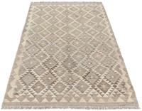 Morgenland Wollteppich Abstrakt Multicolore 184 x 129 cm, rechteckig, 0,5 mm Höhe, Kurzflor