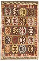 Morgenland Wollteppich Kelim Maimene Nomadisch 289 x 208 cm, rechteckig, 0,4 mm Höhe, Wendeteppich