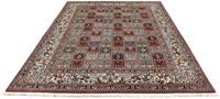 Morgenland Wollteppich Abadeh Medaillon 121 x 76 cm, rechteckig, 1 mm Höhe, Handgeknüpft