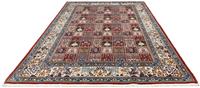 Morgenland Wollteppich Moud Felder Rosso scuro 302 x 197 cm, rechteckig, 1 mm Höhe, Unikat mit Zertifikat